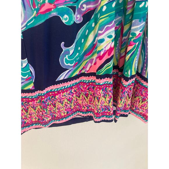 EUC Lilly Pulitzer Margate Bright Don't Leave Me Hanging Dress S - Picture 8 of 10